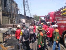 Sebuah Warung Kosong di Kedungwuni Ludes Terbakar 
