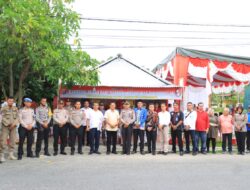 Tim Penilai Polda Sumut Lakukan Penilaian Posko KBN Polres Labuhanbatu