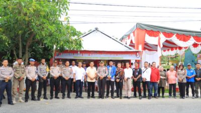 Tim Penilai Polda Sumut Lakukan Penilaian Posko KBN Polres Labuhanbatu