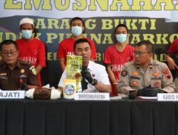 Polda Jateng Musnahkan Barang Bukti 5 Kg Sabu dan 7 Kg Ganja