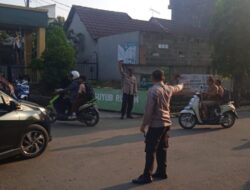 Bhabinkamtibmas Tingkatkan Pelayanan Strong Point Pagi Hari