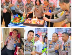 HUT Lantas ke-68, Sat Lantas Polres Labuhanbatu Lakukan Bakti Sosial