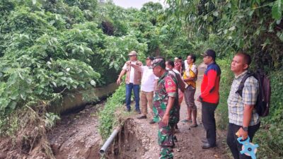 Pemda Madina Perbaiki Tanggul Jebol di Simangambat