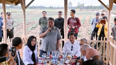 Luhut Binsar Pandjaitan & Airlangga Hartarto Kunker ke Humbahas