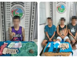 Seminggu Polres Pematang Siantar Ringkus 4 Komplotan Pengedar Ganja