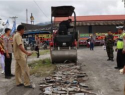 568 Knalpot Racing Dimusnahkan Polres Taput