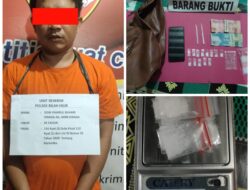 Polsek Bilah Hilir Ringkus Pengedar Sabu, 13 Paket Sabu Diamankan