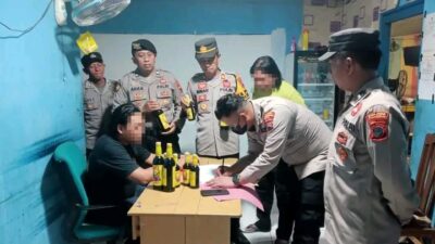 Puluhan Miras Disita dari Warung Swike dan Karaoke di Sragi 