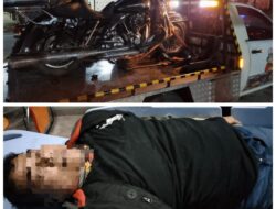 Pengendara Harley Davidson Meninggal Saat Tour Melewati Toba