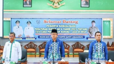 Pemkab Labuhanbatu Sosialisasikan Cara Pengadaan Barang/Jasa di Desa