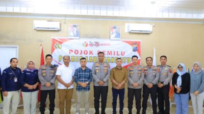 Pojok Pemilu Polres Labuhanbatu Bersama KPU & Bawaslu Labuhanbatu