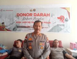 HUT Humas Polri ke-72, Bidang Humas Polda Kepri Gelar Donor Darah