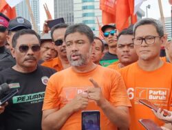 Ribuan Buruh Padati Patung Kuda, Minta Hakim Batalkan Omnibus Law