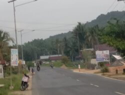 LPJU Jalan Lintas Sumatera di Aek Horsik Tapteng Padam Total