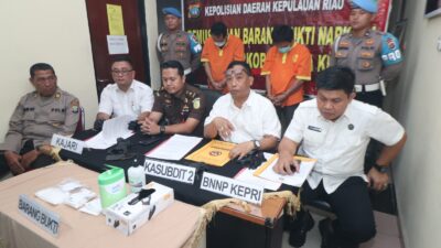 Ditresnarkoba Polda Kepri Musnahkan 283,68 Gram Narkotika Jenis Sabu