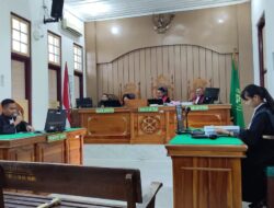Mantan Bendahara Kecamatan Kotanopan Madina Dituntut 21 Bulan Penjara