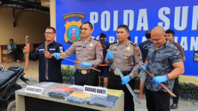 3 dari 5 Pelaku Penusukan di Kafe Marupak Desa Janji Ditangkap Polisi