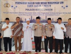 Polres Simalungun Peringati Maulid Nabi Muhammad SAW 1445 H