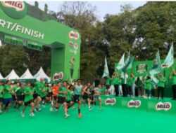 Pj Gubernur DKI Jakarta Lepas Ribuan Pelari Milo Aktiv Indonesia Race