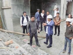 Bupati Humbahas Tinjau Progres Pembangunan PLUT di Doloksanggul