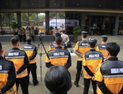Polri Gelar Pasukan Kesiapan Satgas Humas Pengamanan Pemilu 2024