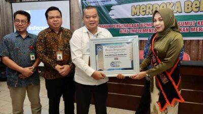 Bupati Madina & Bunda PAUD Terima Penghargaan dari BPMP Sumut