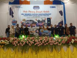 BRI Rantauprapat Undi Panen Hadiah Simpedes Semester I