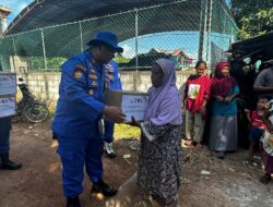 Cooling System Harkamtibmas, Ditpolairud Polda Kepri Gelar Bansos