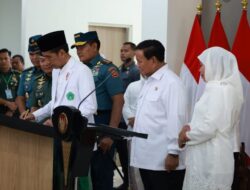 Presiden RI Didampingi Menhan Prabowo Resmikan Dua RS TNI di Surabaya