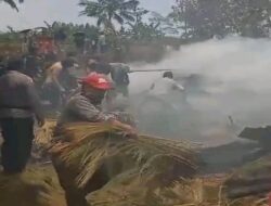 Gudang Sapu di Pekalongan Hangus Terbakar