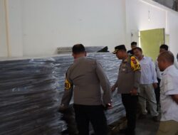 Cek Gudang Logistik Pemilu 2024, Kapolres Humbahas: Sukseskan Pemilu