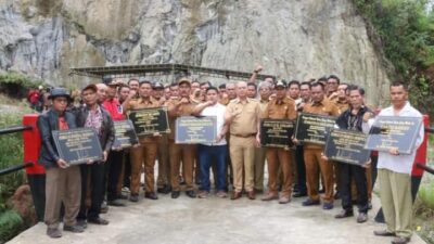 Bupati Taput Resmikan 8 Jembatan, di Antaranya Bernama Ir Soekarno