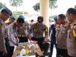 Personel Polres Humbahas Ditest Urine