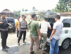 Polres Tapteng Razia Narkotika di Perbatasan Taput