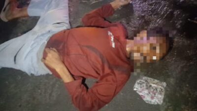 Polsek Siborongborong Evakuasi Seorang Pemuda Tergelatak di Jalan