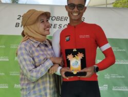 Briptu Almy Raih Juara 1 di Event Bintan Triathlon