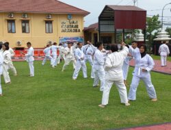 Persiapan Naik Pangkat, 56 Personel Polres Labuhanbatu Ikuti Beladiri