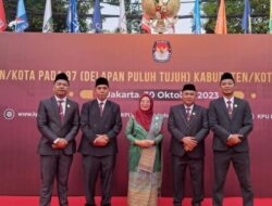 Ini Wajah Baru Ketua dan Anggota KPU Simalungun Periode 2023-2028