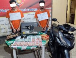 Polisi Tangkap 2 Pria Pembobol Brankas CV Ninja Express di Bilah Hilir