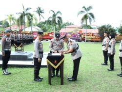 Kapolres Pimpin Sertijab 4 PJU di Wilkum Polres Kampar