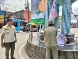 Bawaslu Taput Tertibkan APK Caleg yang Langgar Aturan