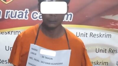 Pelaku Curat di Negeri Lama Seberang Diringkus Polsek Bilah Hilir