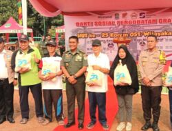 Bakti Sosial Pengobatan Gratis HUT ke-25 Korem 051/Wijayakarta