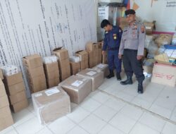 Polres Labuhanbatu Kawal Bongkar Muat Logistik Pemilu 2024