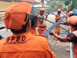 BPBD DKI Siapkan 267 Personel Serta Tenda di 25 Kelurahan Rawan Banjir