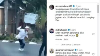 Viral Pelajar di Jakbar Ancam Satpam Pakai Celurit, Diduga Hendak Tawuran