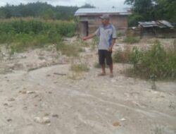 Masyarakat Tuntut Ganti Rugi Dampak Pematangan Lahan di Taput