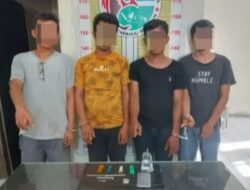 Usai Beli Sabu Secara Patungan, 4 Warga Padangsidimpuan Diciduk Polisi