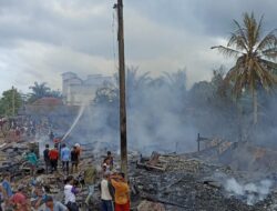 10 Unit Rumah Warga di Sinunukan III Hangus Terbakar