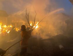 Gudang Mebel Kayu Jati di Pemalang Terbakar Kerugian Capai Milyaran